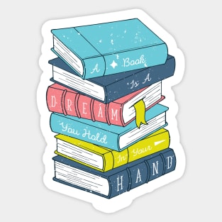 Stack of Books Sticker